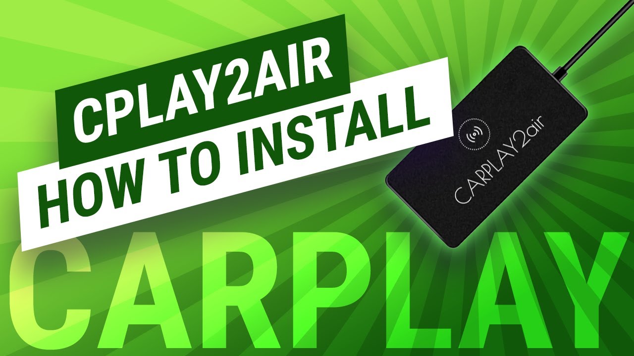 How to Install Wireless Apple CarPlay Dongle – CPLAY2air
