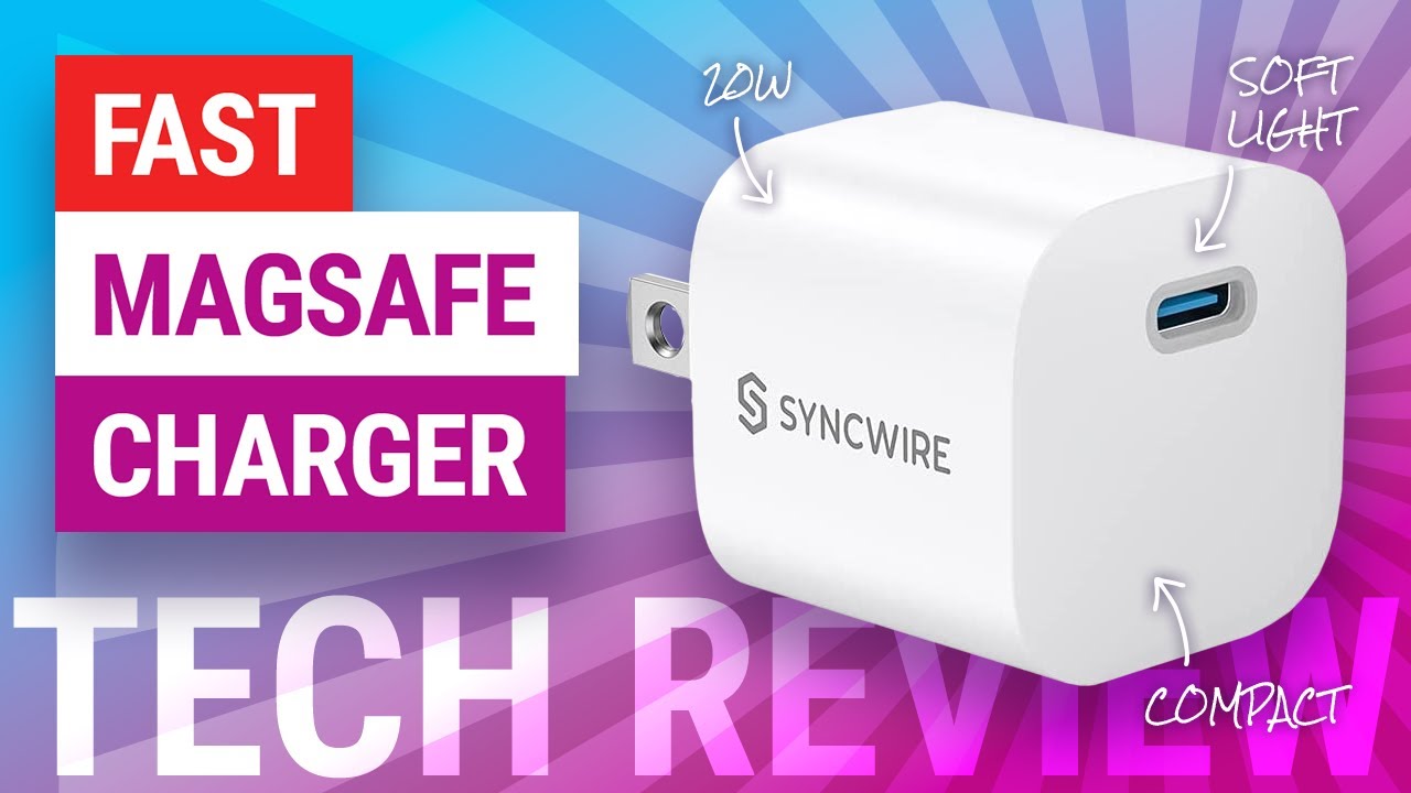 Apple MagSafe Fast Charging Adapter | Syncwire 20W PD USB-C Fast Charger Review