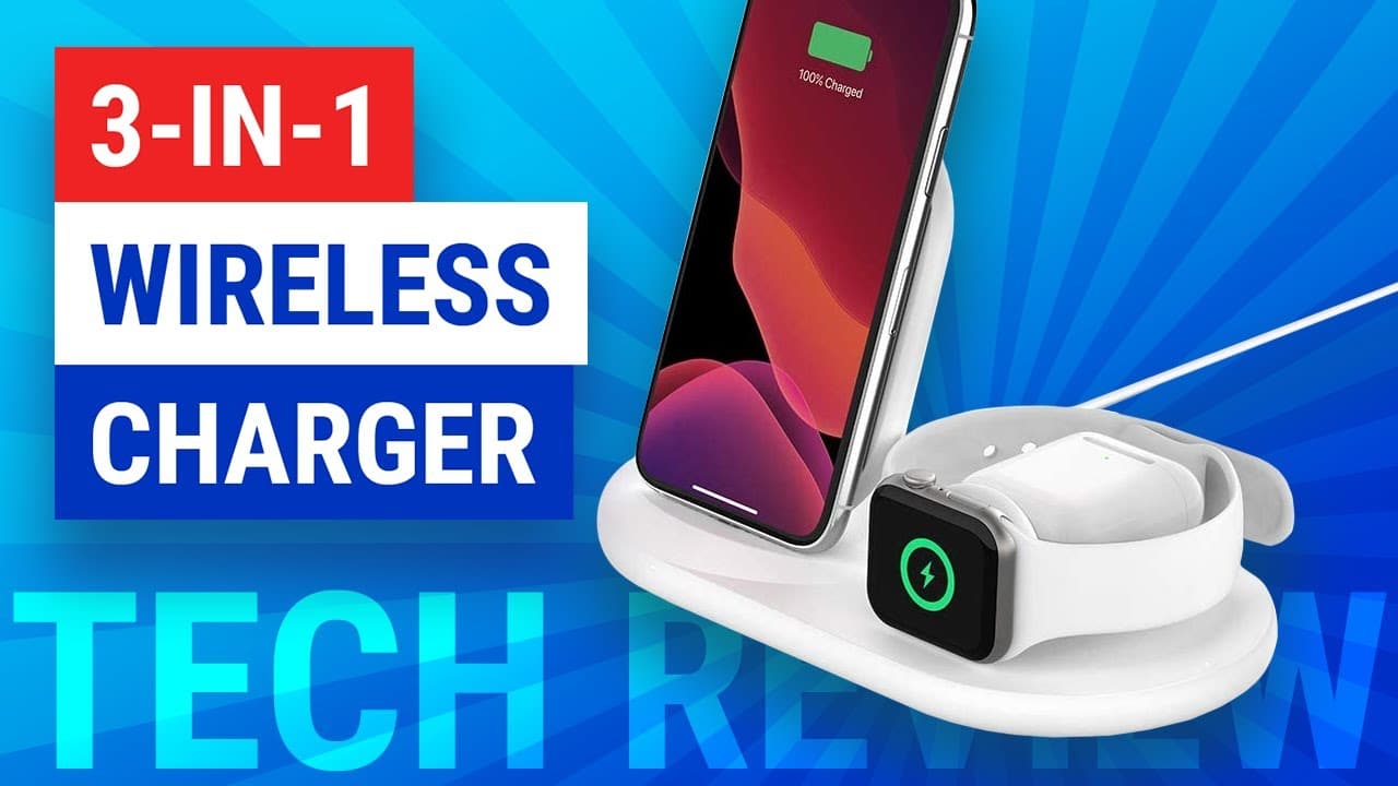 Best 3-in-1 Wireless Charger for iPhone + Apple Watch + AirPods | Belkin Charger Stand Review