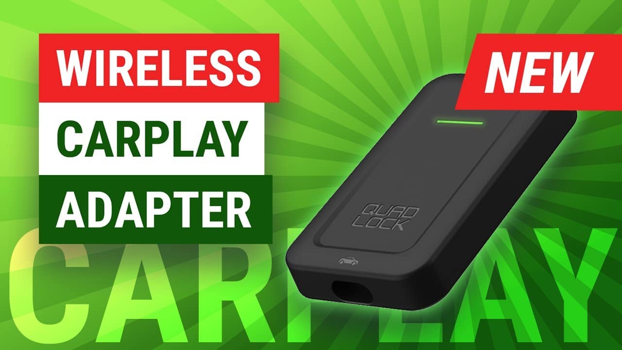 Quad Lock Wireless CarPlay Adapter Review