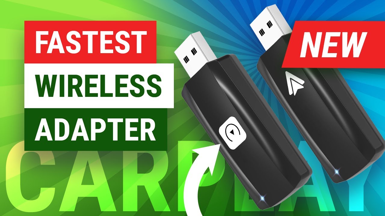 Fastest Wireless Apple CarPlay & Android Auto Adapters 2023 MSXTTLY Dongle Review